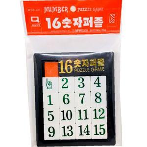 퍼즐장난감 월성 16 숫자퍼즐 X5개 숫자맞추기 게임