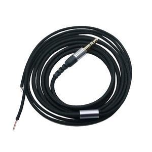 잭헤드폰 수리 케이블 DIY 교체 블랙 나일론 원단 브레이드 코드 3.5mm