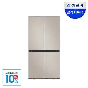 삼성전자 비스포크 키친핏MAX 1등급 4도어 냉장고 RM70F64R1G 637L UV청정탈취