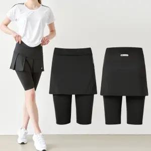 허그 여름신상 5부 치마레깅스 치마바지 아인 스포츠레깅스