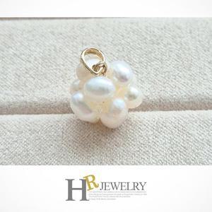 [호림쥬얼리]14K Gold 밥풀담수 히트_예쁜(HR)14K 뉴 크리스 진주 펜던트