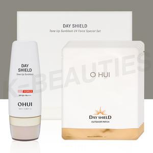 오휘 데이쉴드 톤업 선블럭 UV포스 50ml 기획 세트 (아웃도어 패치) / 선크림 / 선물 쇼핑백 구매가능