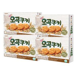 크라운 오곡쿠키, 288g, 4개