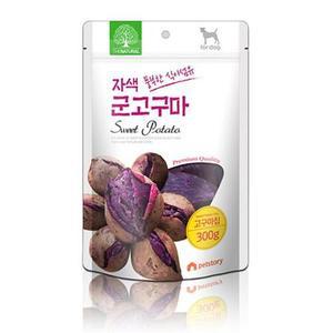 더내추럴 자색 군고구마 칩 300g 강아지저키/트릿 PET