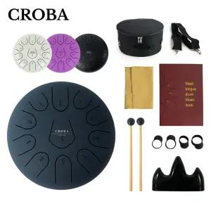 크로바 11음 음계각인 20cm 스틸 텅드럼 CDT-N100