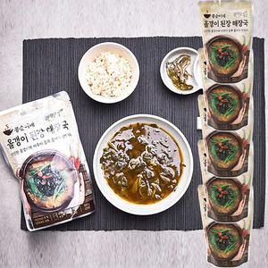 아침국 국산 올갱이해장국 다슬기국 500g x 5개 국찌개 즉석국
