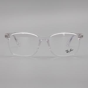 RB7059D 2001 55mm 레이벤 안경테 데일리 가벼운 사각 투명 뿔테 안경