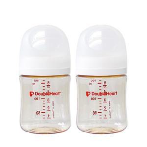 [더블하트] 모유실감 3세대 PPSU 제뉴인화이트 160ml 노꼭지 트윈팩