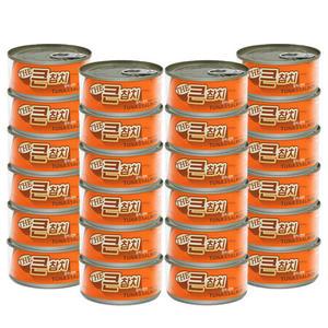 무료배송 길고양이캔 더큰참치캔 연어 160g x 24개