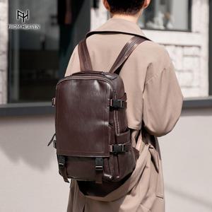 프롬헤븐 심슨 남여공용 학생 직장인가방 가죽백팩 노트북가방 여행용