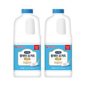 사무실음료 요거트 아이음료 플레인 스위트 1.8L 4입 요거트