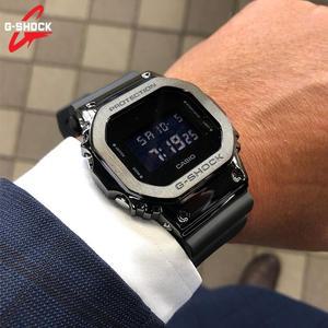 지샥 GM-5600UB-1DR 오리진 반메탈 블랙 남자 남성 디지털 전자 방수 손목시계