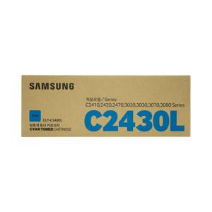 삼성정품토너 CLT-C2430L SL-C2410 C2470 C3030 C3080 DW FR ND 대용량 파랑