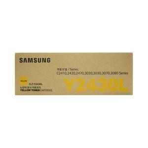 삼성정품토너 CLT-Y2430L SL-C2410 C2470 C3030 C3080 DW FR ND 대용량 노랑
