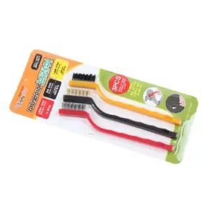 녹 찌든 때 먼지 제거 틈새 청소 미니 와이어 브러쉬 3P/철솔/와이어브러쉬/쇠솔/쇠브러쉬/쇠부러쉬/철브러