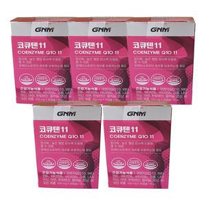 GNM자연의품격 코큐텐11 500mg x 30캡슐 5박스 5개월분
