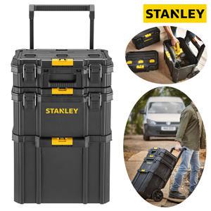 stanley 전문가용 이동식 공구함 세트 3종 80L (504x403x739mm) 공구카트 툴박스