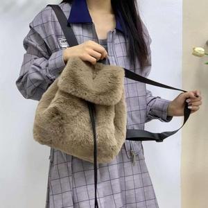[라일리] Rly 미콘 22931 여성 데일리 미니 페이크 퍼가방 백팩