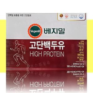 정식품 베지밀 고단백두유 (190ml x24입)