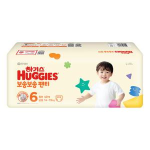 2024 하기스 보송보송 팬티 6단계 점보 공용 40매 1팩