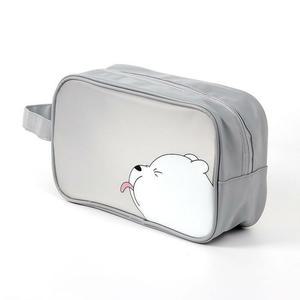 [라일리] Rly 로로베어 반투명 파우치26x17cm