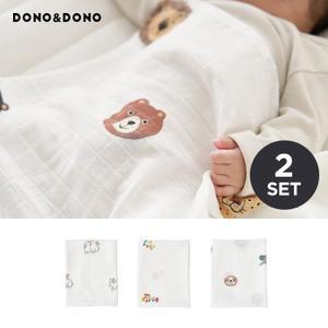 아기 순면 코튼 라이트 블랭킷M(70X90) 1+1