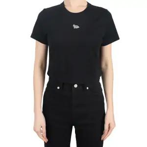 메종키츠네 25SS 여성 베이비 폭스 반팔티 블랙 MW00105KJ0008 P199