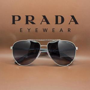 오늘출발 프라다 르네로사 보잉선글라스 0PS 52YS 1BC 06G 실버 / 편광 그레이투톤 렌즈 PRADA 룩소티카정품 명품선글라스