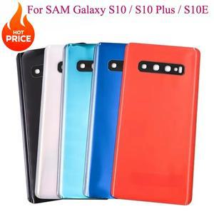 SAM Galaxy S10 / Plus G973 배터리 뒷면 커버 후면 도어 3D 유리 패널 하우징 케이스 카메라 렌즈 교체