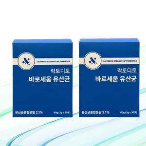 락토디토 바로세움 전립선 유산균 30포 2박스 장 건강