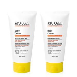 아토오겔 신생아 유아크림 베이비 유아 보습크림 고보습 아기 크림 160g x 2개