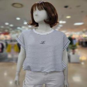 [아날도바시니]캡소매 라운드 블루종티 AY05TS31S