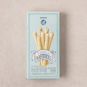 노브랜드 바닐라향 웨이퍼롤 115g