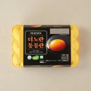 [피코크] 1+등급 더 노란 통통란 15개입 (특란, 900g)