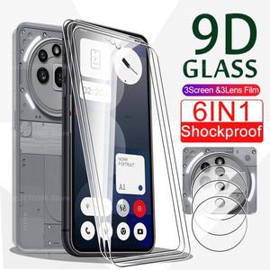 6-in-1 HD 강화 유리 For Nothing Phone (3a) Pro 3aPro Phone3a Pro 3 카메라 화면 보호 필름 케이스 친화