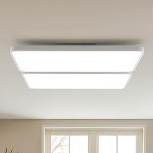 썬 시스템 화이트 거실등 LED 120W 국내산 칩 무타공 주광색 주백색 전구색 거실조명