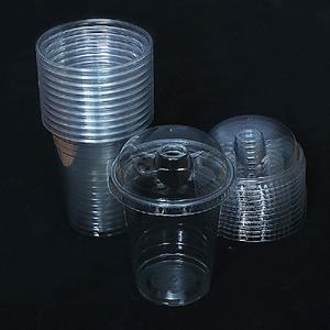 테이크 아웃 컵 세트 350ml 12SET일회용 커피 용기 투명 1회용 업소용