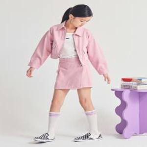 MKE2RS2212 여아) 테마 Y2K 에코 데님 스커트