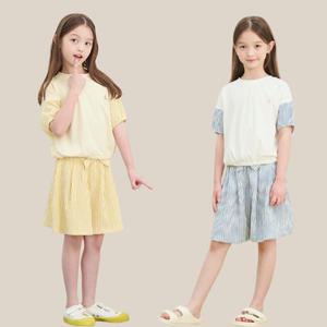 시즌오프30% 빈폴 BEANPOLE KIDS 25SS 핫썸머 여아 반팔 그래픽 티셔츠 세트 2종 택1