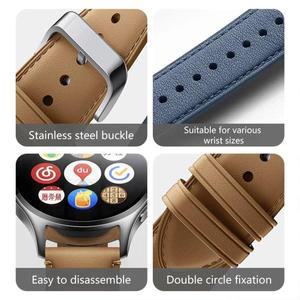 Xiaomi Watch S4/S3/S2/S1 Pro/Active 소프트 팔찌 용 22MM 가죽 스트랩 시계 색상 2/1 스포츠 시리즈 밴드