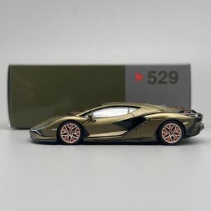 MINIGT 1:64 람보르기니 시안 FKP 37 프레젠테이션 합금 자동차 모델 529