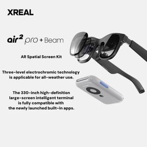 XREAL Air2 Pro 스마트 AR 글래스 Nreal Beam HD 130인치 스페이스 시네마 휴대용 1080p 스크린 (구글 편광