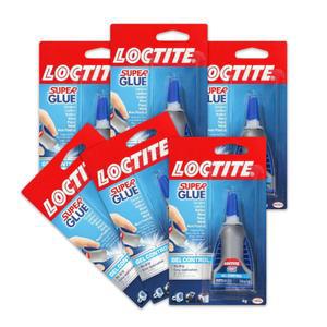 Loctite Super Glue Gel Control 접착제 6개 팩