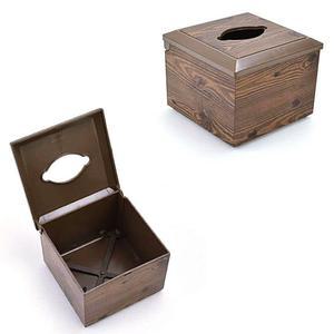 통 3호 업소용 테이블 나무결 12x12x9cm 박스 함 식당 네프킨 냅킨 넵킨 용기 DRWAC4D82 (4개묶음)