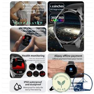 화웨이 워치 4 프로 GPS 스마트 AMOLED 스크린 블루투스 통화 NFC 심박수 혈당 GT4 2024