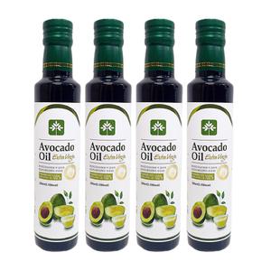 [오리지널픽_행복팩토리] 최상급 100% 엑스트라버진 아보카도오일 250ml x 4병
