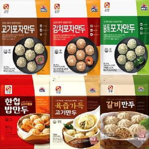 사조 포자만두 180gx6개입 전자레인지 고기 김치만두