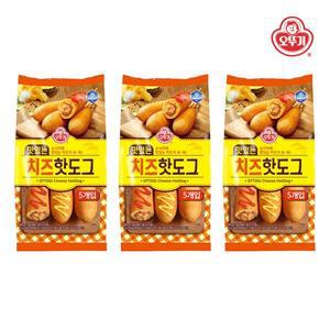 [오뚜기] 맛있는 치즈핫도그 400g x 3 (15개입)