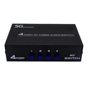 SG-4000 AV선택기 RCA 셀렉터 케이블 비디오 4포트