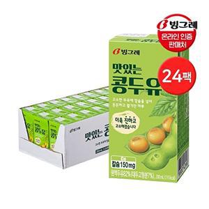 [빙그레]빙그레 맛있는 콩두유 200ml 24팩